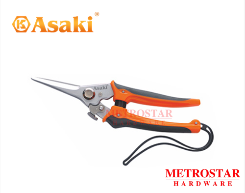 Asaki 8'' Stainless Steel Multi -Function Gardening Scissors