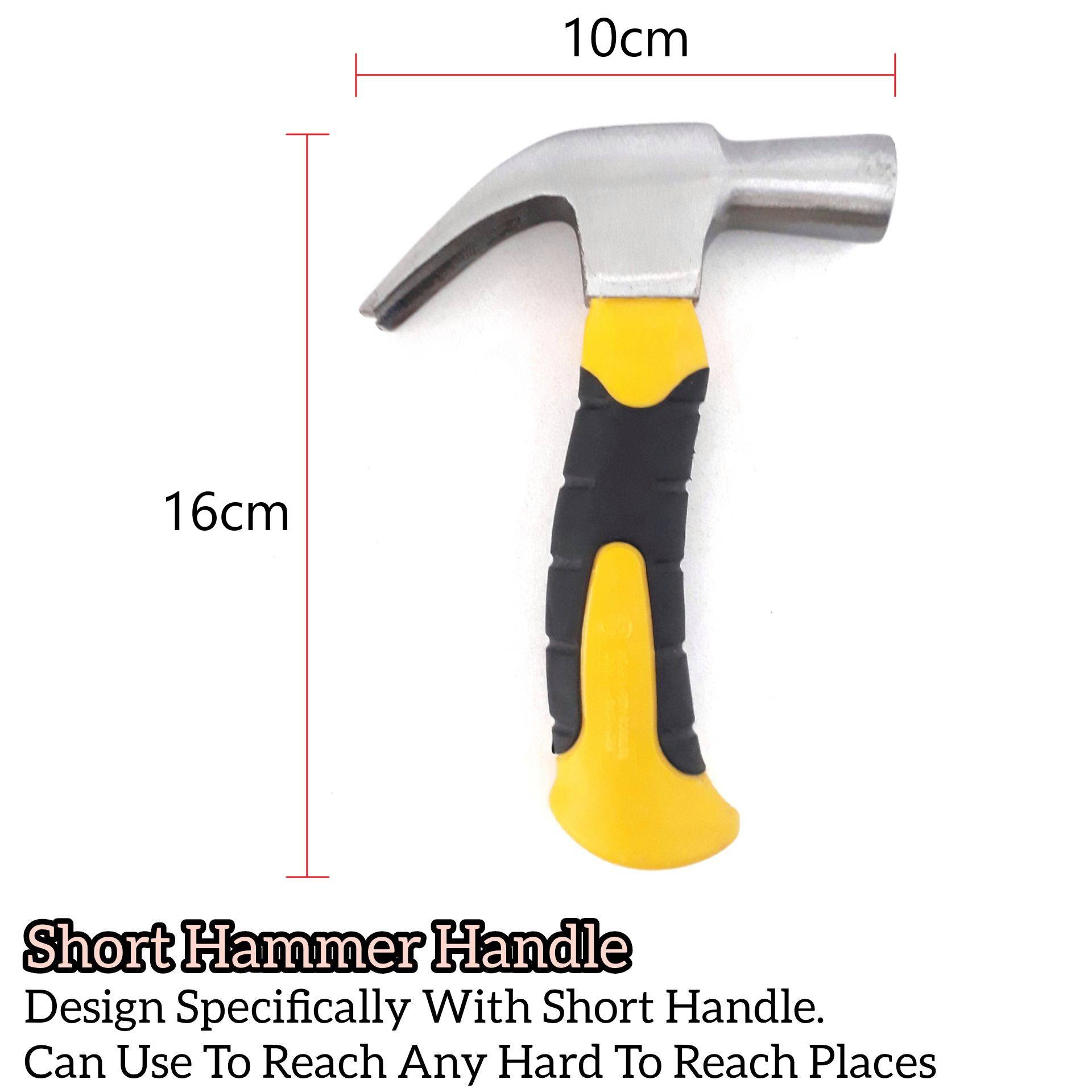 MINI CLAW HAMMER WITH SHORT HANDLE