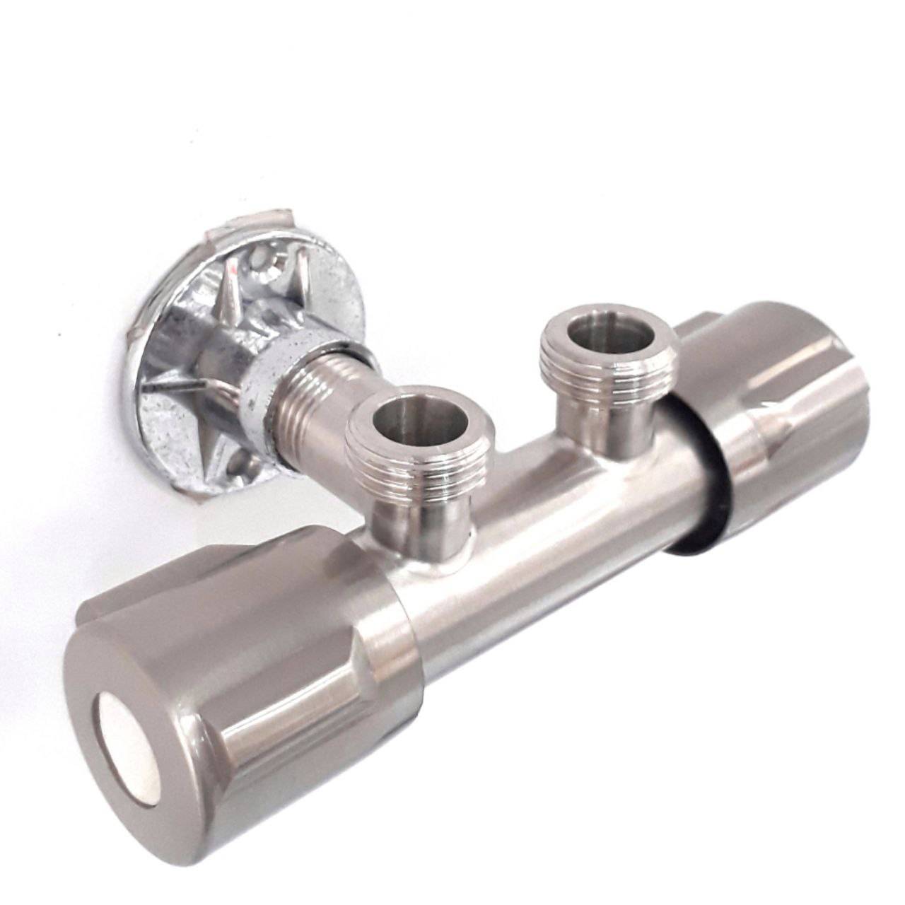 2 WAY CONTROL VALVE STAINLESS STEEL ANGLE VALVE FOR BATHROOM TOILET