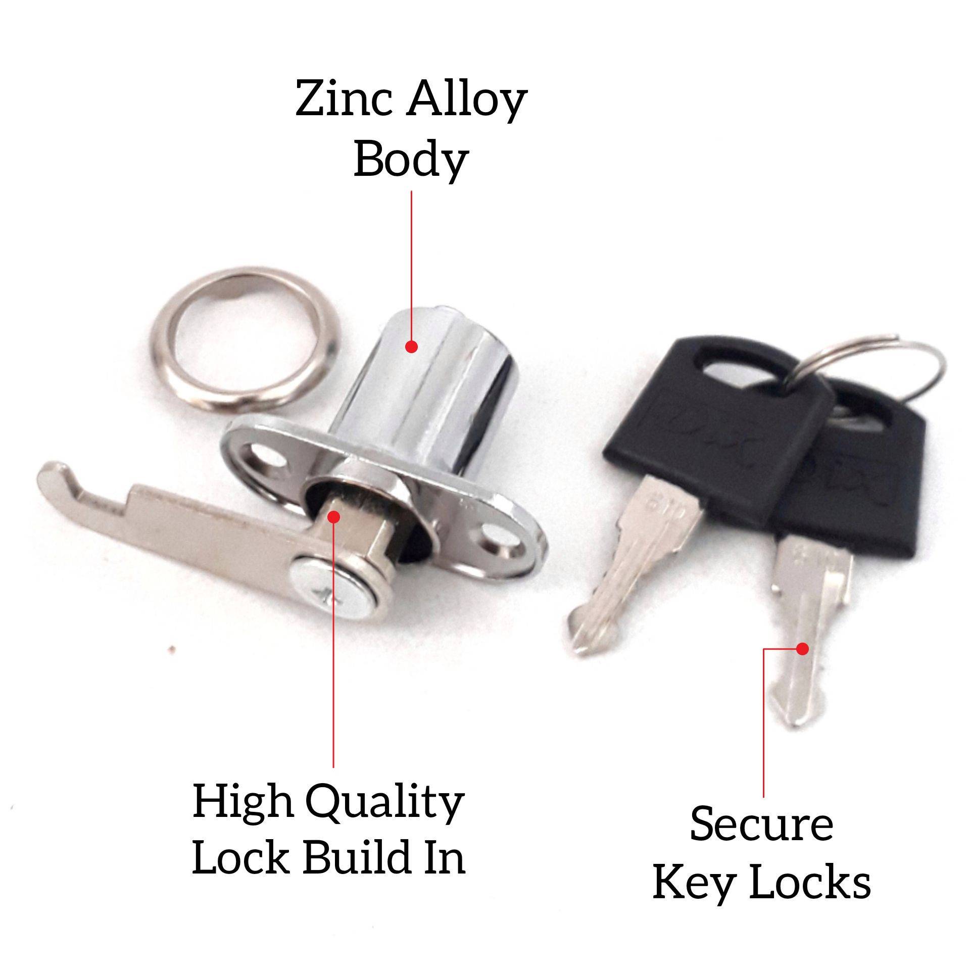 CAM LOCK DESK DRAWER OFFICE STUDY TABLE TASK LAICI FURNITURE