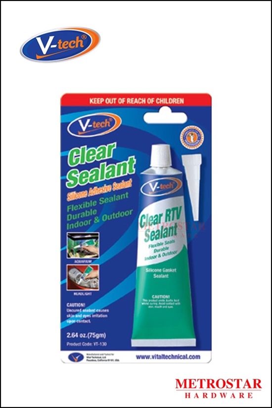 VTech Clear Sealant Silicone Adhesive Sealant