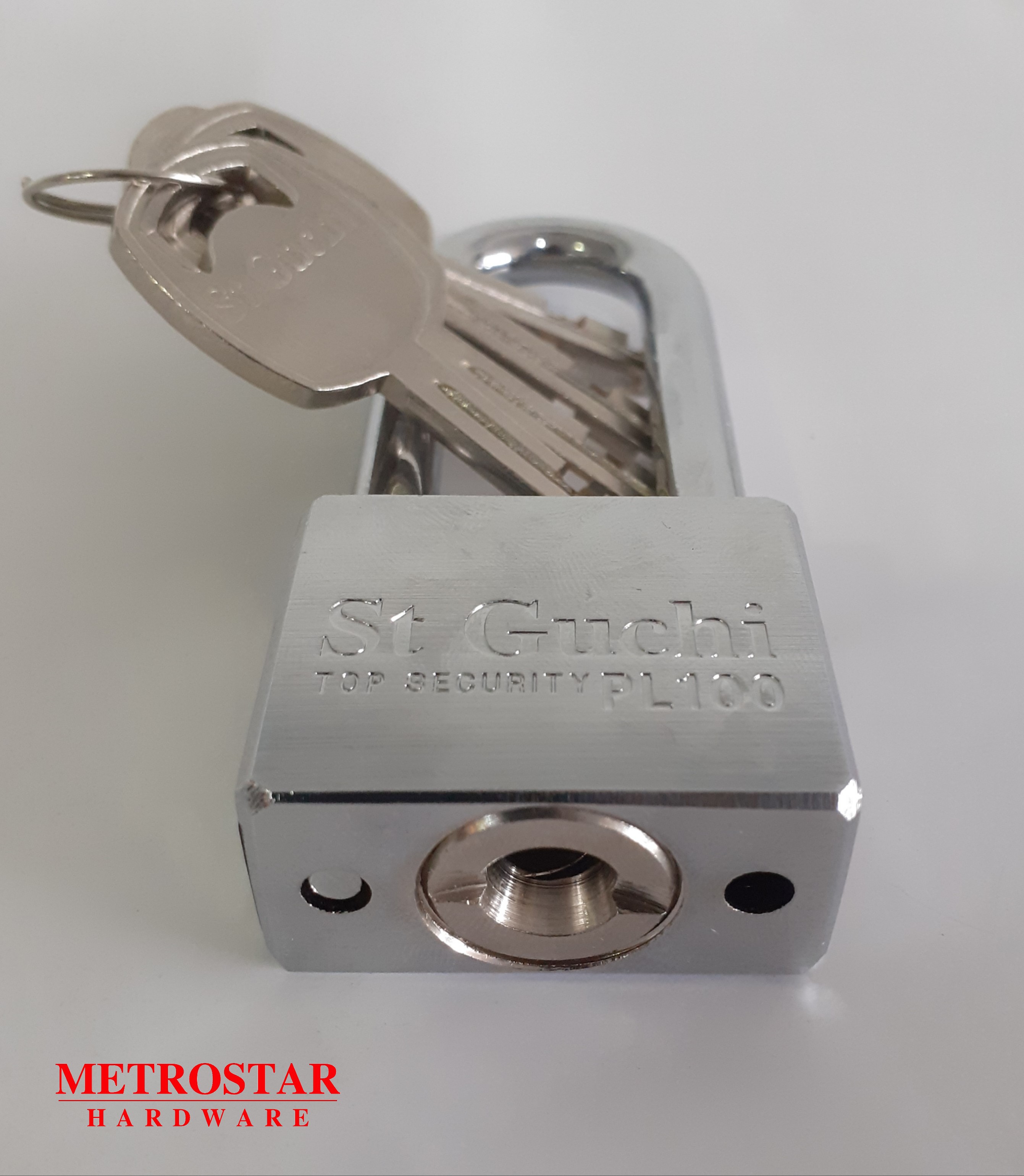 Stainless Steel Padlock with keys