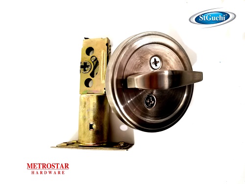 Stainless steel one sided thumb-turn deadbolt lock