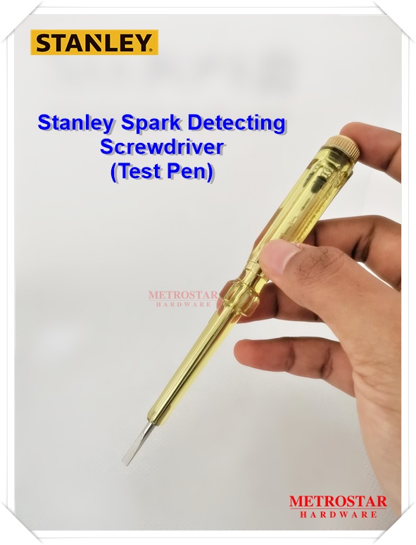 Spark Detecting Screwdriver Test Pen STANLEY