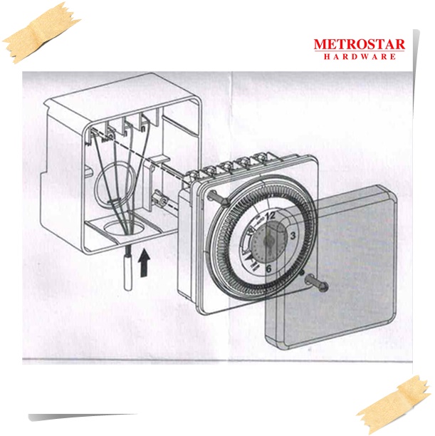 Schneider 24H Timer Switch With Reserve
